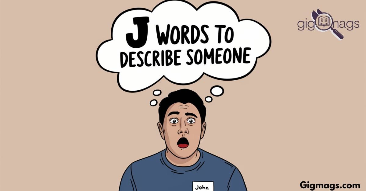 j words to describe someone