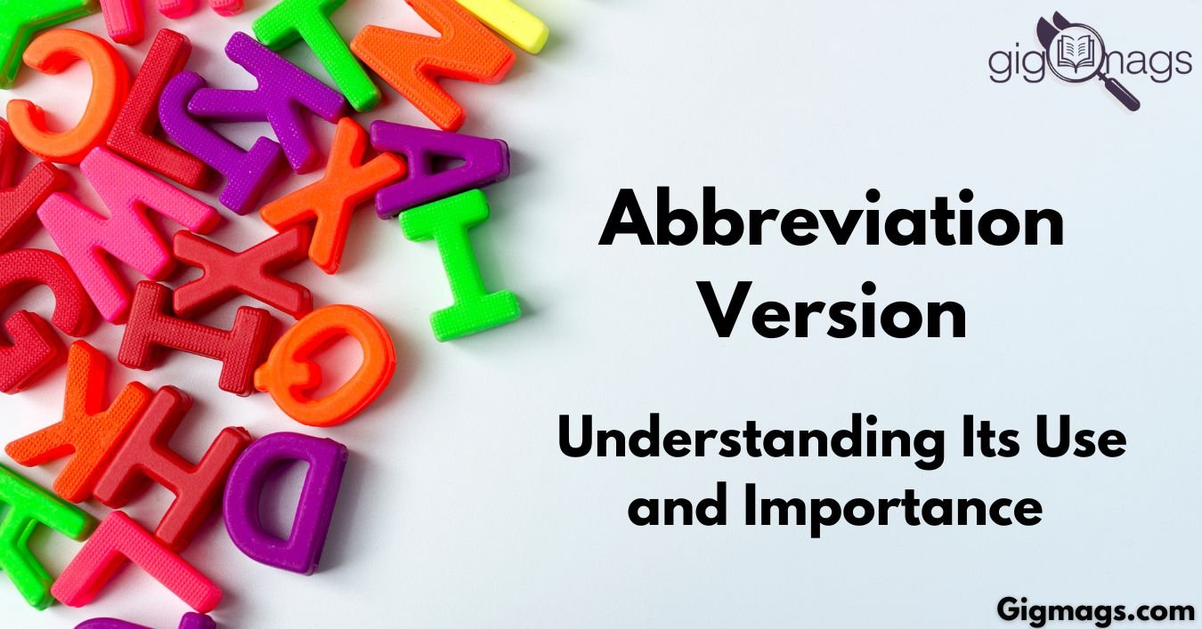 Abbreviation For Version