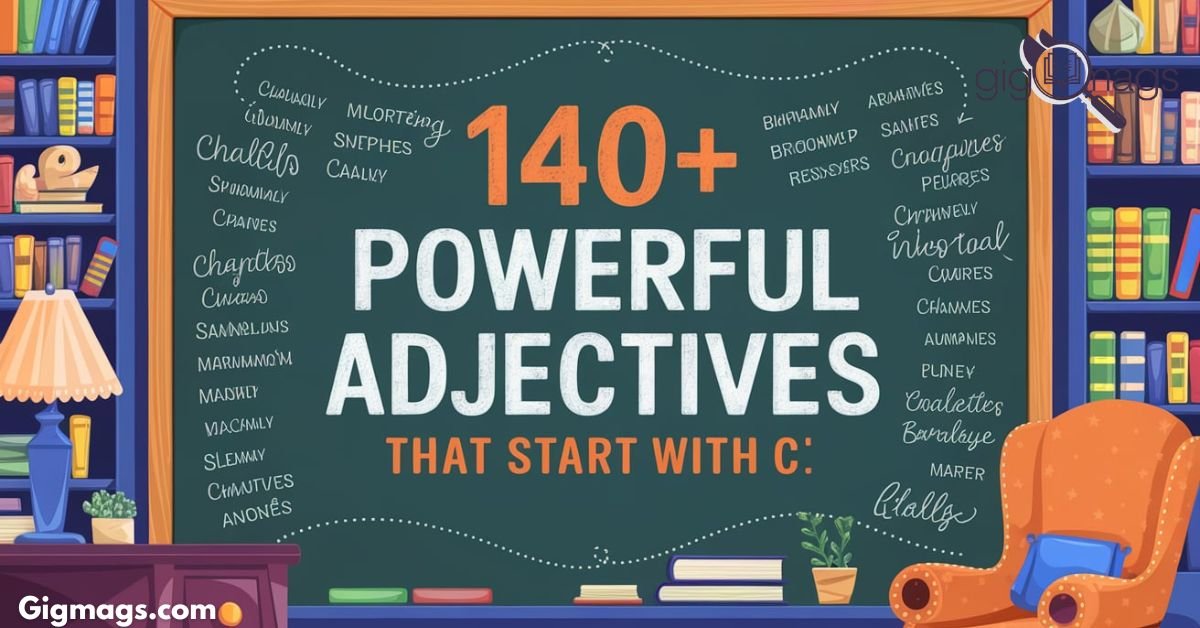 Adjectives That Start with C