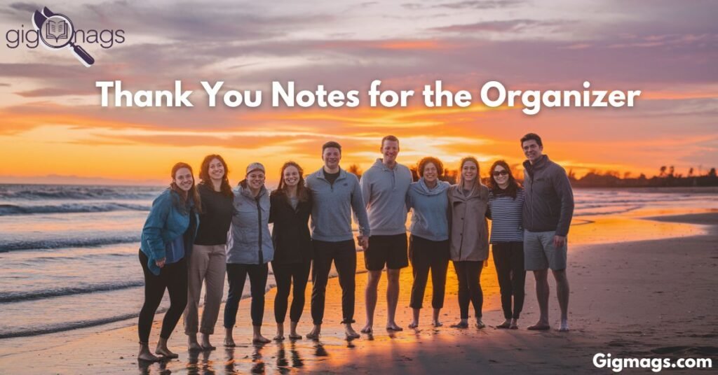 Thank You Notes for the Organizer